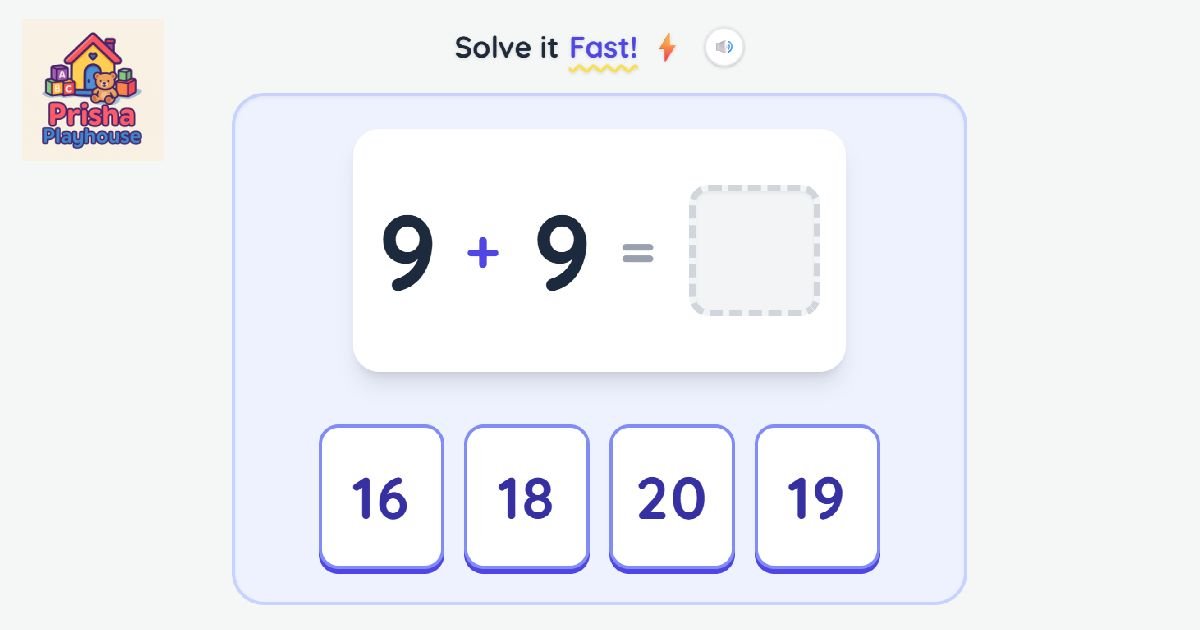 Addition Speed Challenge