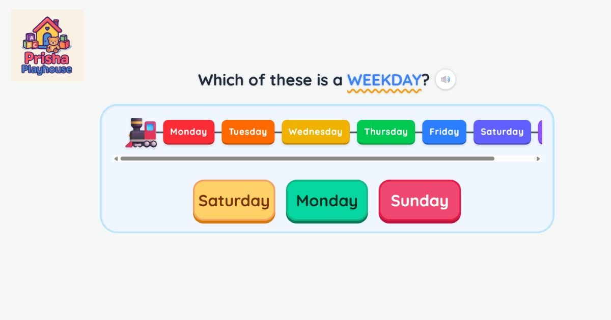 Days of the Week Train
