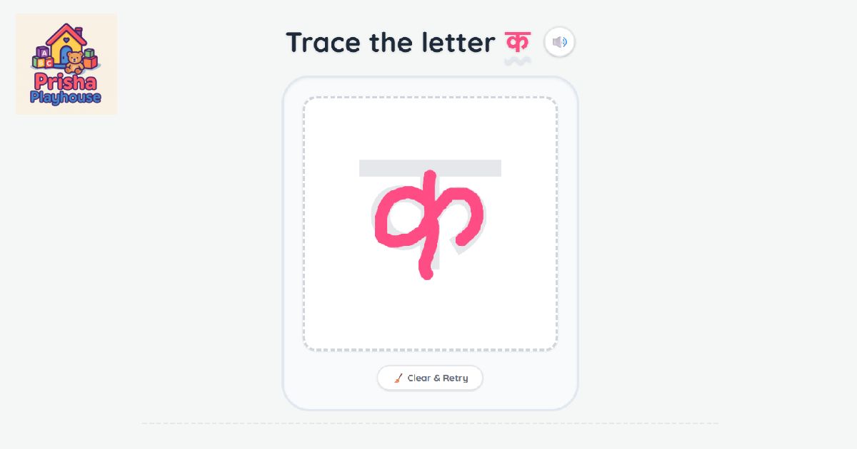 Draw Hindi Consonants