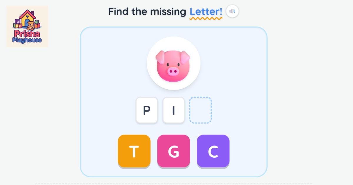 Missing Letter Game